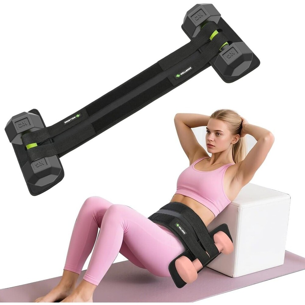 Mellbree Hip Thrust Belt Glute Workout Belt 600LB Adjustable Black NEW